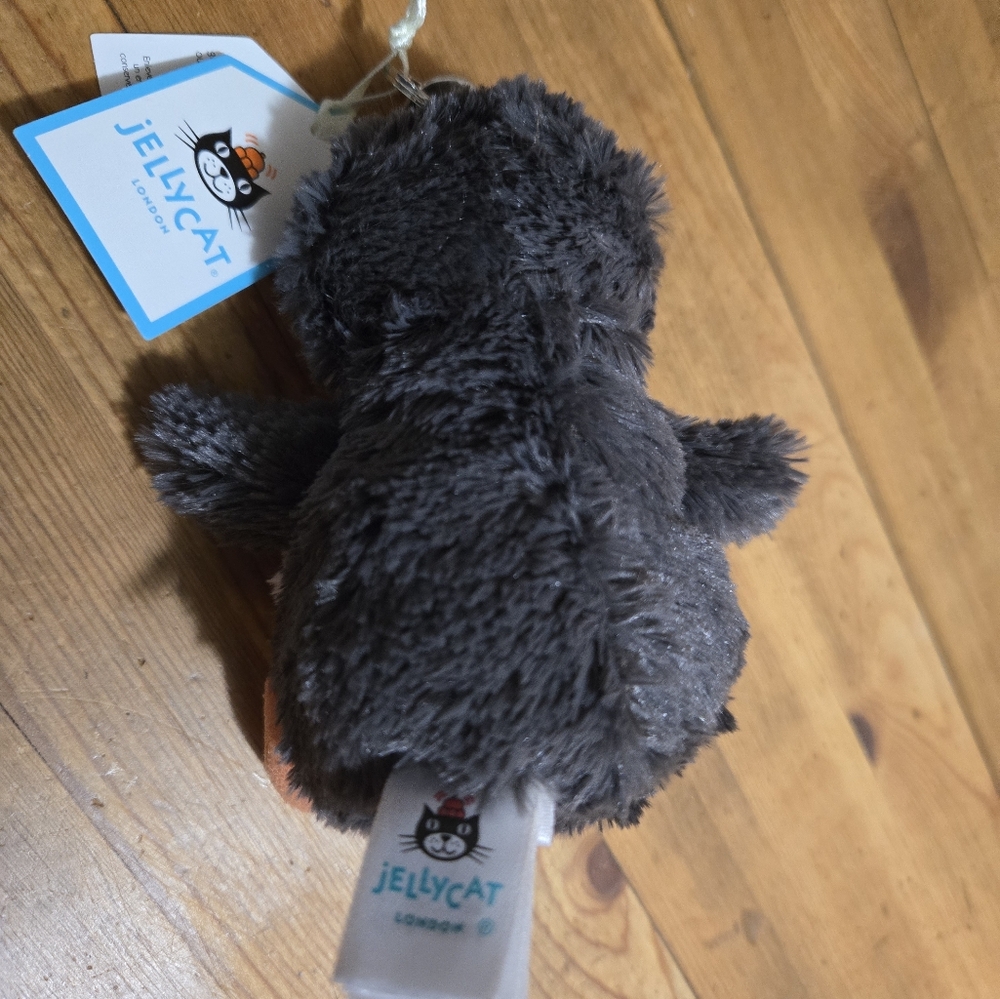 Jellycat Peanut Penguin Bag Charm 6.7x2.4x2.4" Soft and Plush NWT Authentic - Picture 5 of 6